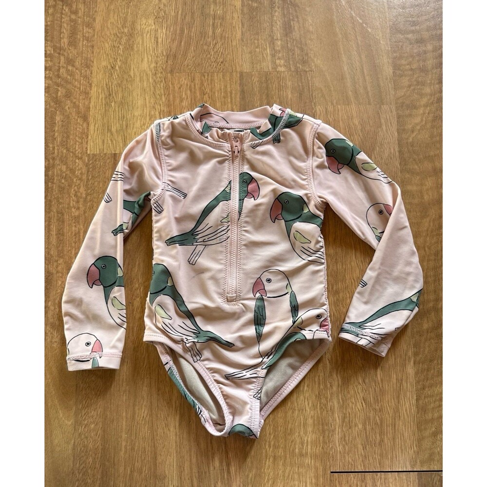 TEA COLLECTION Parrot zip bathing suit